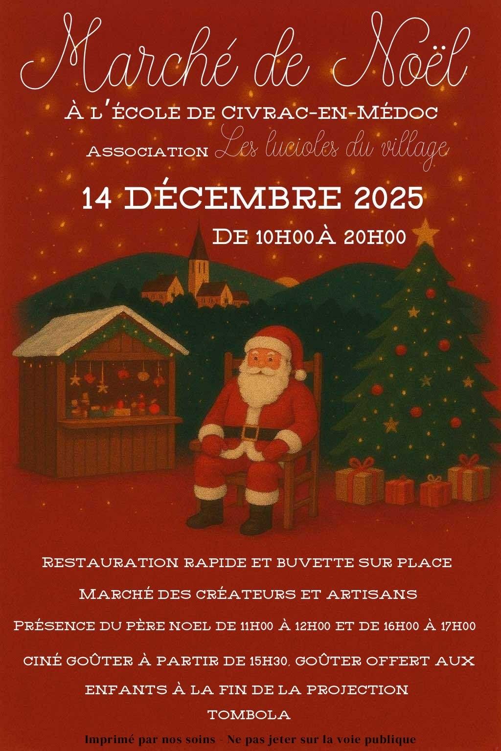 Flyer marche de noel
